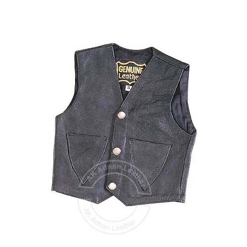 Kids Motorcycle Vest AK Adnan Leather Ltd.