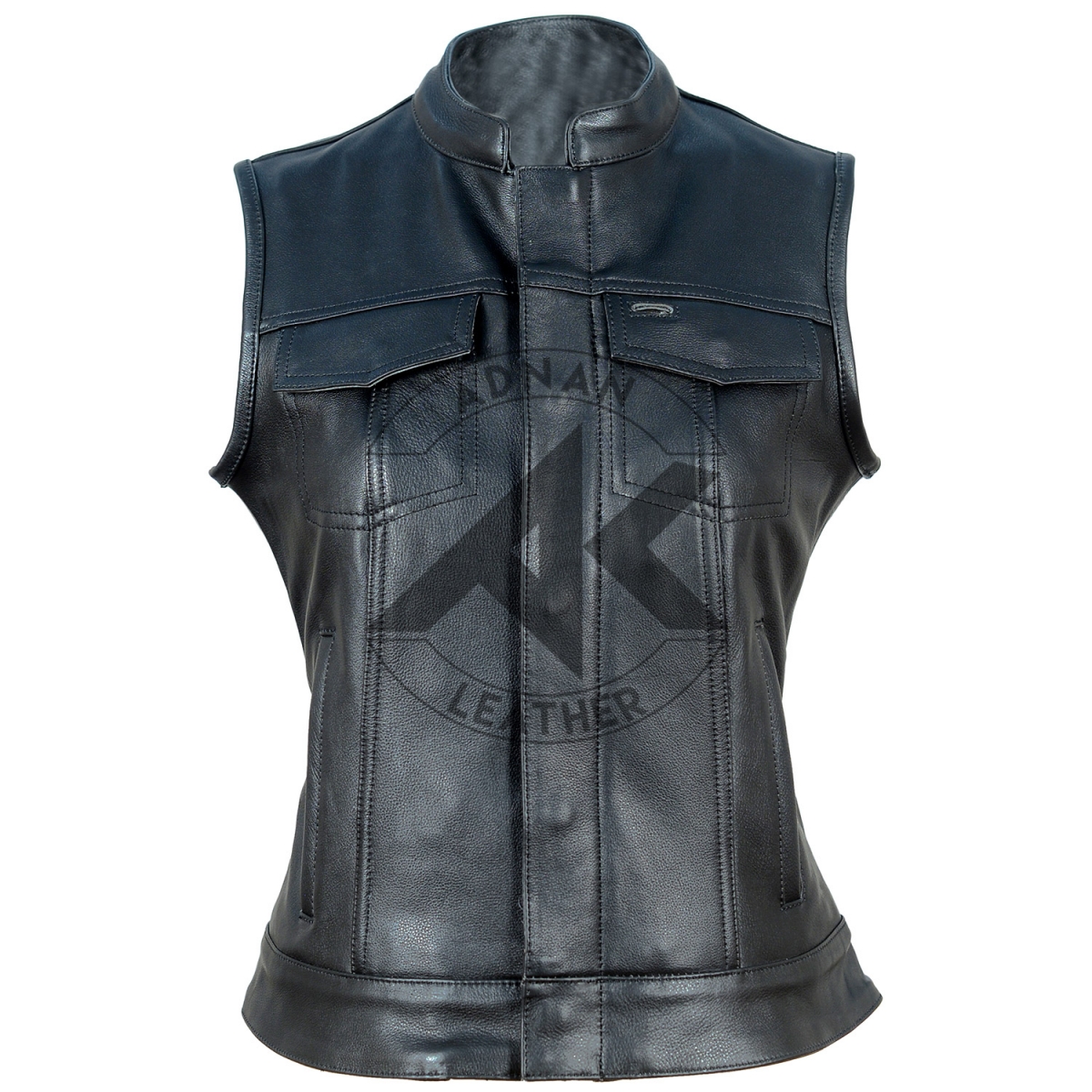 Ladies Motorcycle Vest - AK Adnan Leather Ltd.